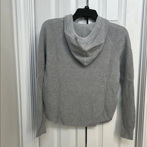 Ralph Lauren Gray Knit Pullover Hoodie - Picture 5 of 6